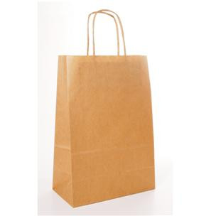 Sac sos avec anses Kraft Brun 20+10x29cm 109.19 C/250 -unité-