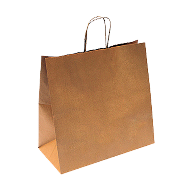 Sac sos avec anses kraft brun 32+16x31cm 109.23 C/250 -unité-