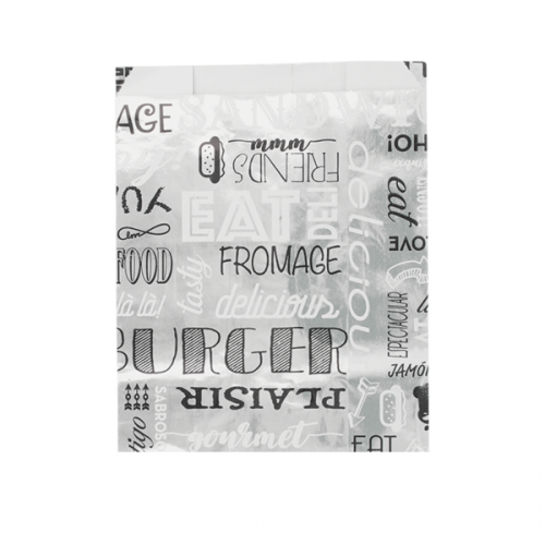 Sachet frite + alu 12+6x14 cm Paroles 260.24 C/3000 P/500 -unité-