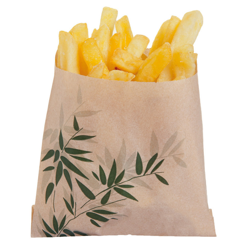 Sachet frite 12x12cm Feel Green 143.04 C/8000 P/1000 -unité-