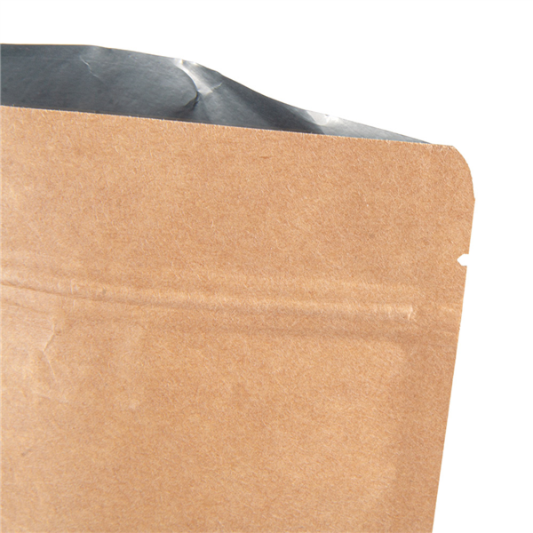 Sachet 500gr kraft naturel intérieur Alu système autofermeture 16+4x27 cm Ref 274.10 C/500 P/50 -unité-