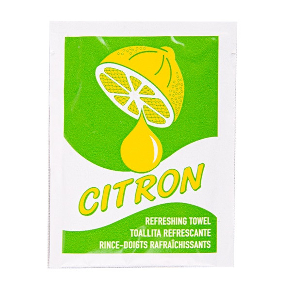Sachet rince doigt rafraichissant mini citron 110.75 C/2000 -unité-
