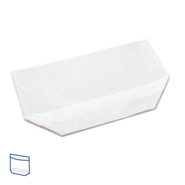 Sacs Kraft Display avec base et fenêtre plastique 270x160x55mm 173.14 C/3000 P/100 -unité-