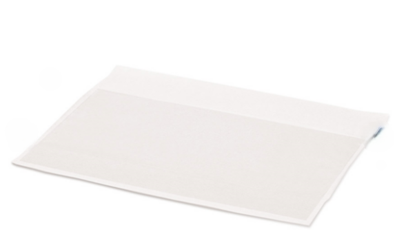 Sachet Blanc avec base plate et fenêtre 14x16/12x3 173.50 P/100 -unité-