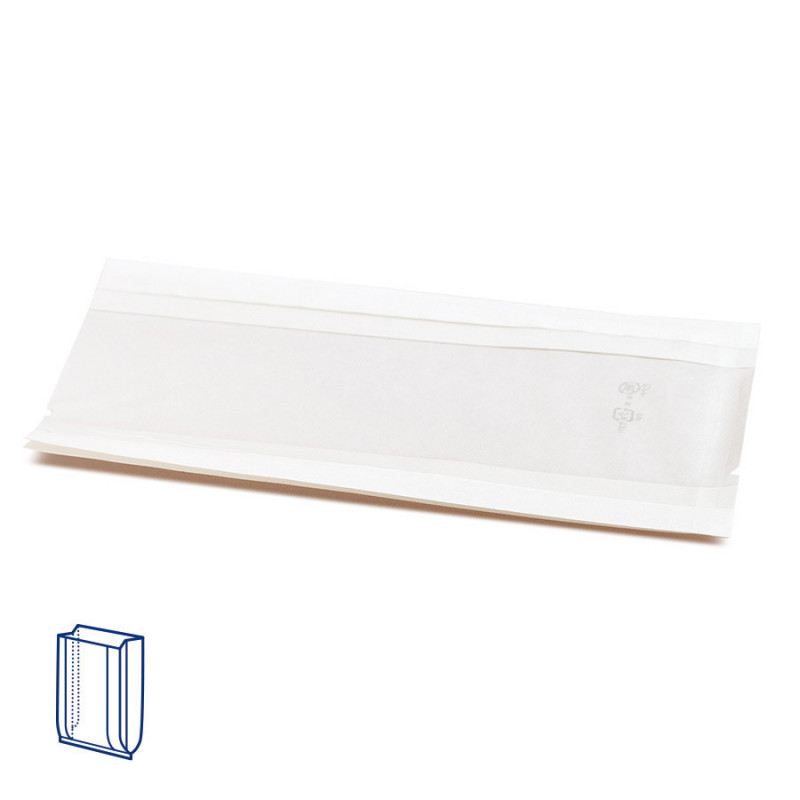 Sachets Blancs Display avec fenêtre 16x(11+5)x21 cm 176.01 C/3000 -unité-