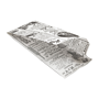 Sac papier Times blanc ingraissable ouvert 2 côtés 9+3x22cm Ref 226.70 P/500 -unité-