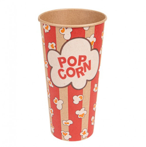 Seau Pop-corn 720ml Motif Rouge Ref 268.52 C/1000 P/50 -unité-