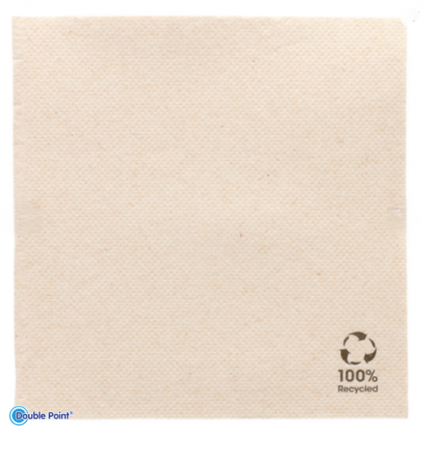 Serviettes 25x25 double point écologique 214.06 C/3000 P/50 -unité-
