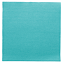 Serviettes 40x40 double point turquoise C/1200 P/50 unité 132.21