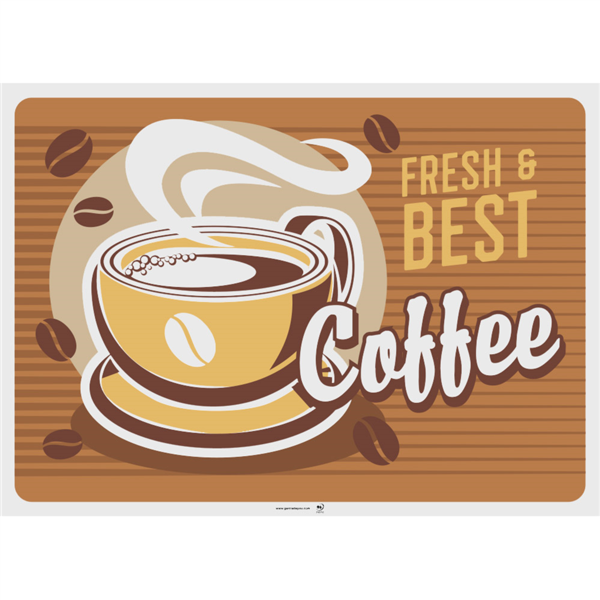 Set de table 43x31 assortis Vintage Coffee 275.14 C/2000  P/500 -unité-