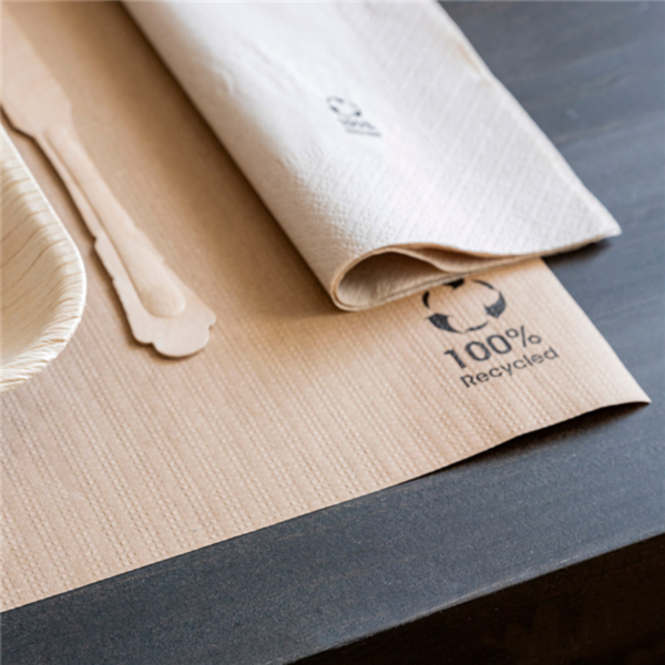 Set de table écologique 43x31 Kraft EPAIS C/1000 P/500 -unité- 266.04