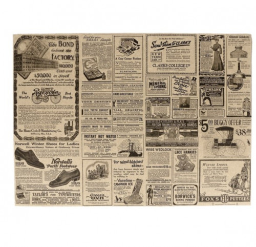 Set de table écologique 43x31 cm Kraft Times C/2000 P/500 -unité- 106.12 -unité-