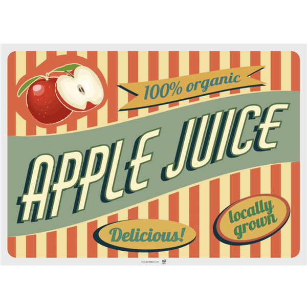 Set de table 43x31 assortis Vintage Juices 275.18 C/2000  P/500 -unité-