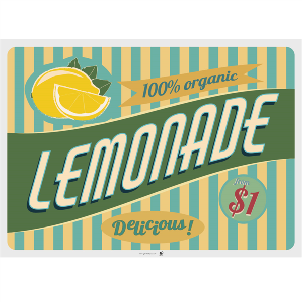 Set de table 43x31 assortis Vintage Juices 275.18 C/2000  P/500 -unité-