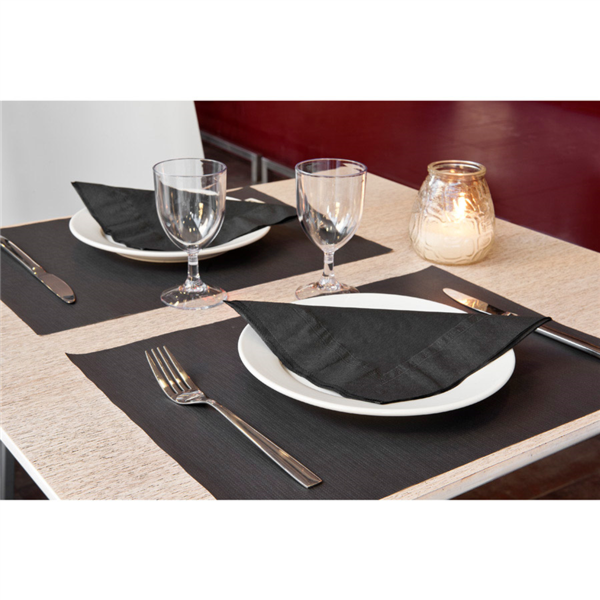 Set de table 43x31 Noir 101.91 C/2000  P/500 -unité-