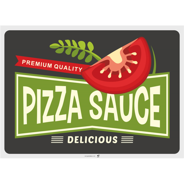 Set de table 43x31 assortis Vintage Pizza 275.17 C/2000  P/500 -unité-