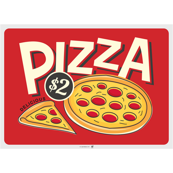 Set de table 43x31 assortis Vintage Pizza 275.17 C/2000  P/500 -unité-