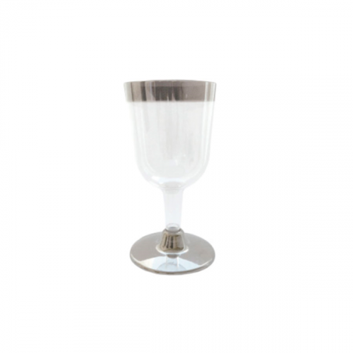 Verres à pied 180ml argenté C/360 P/12 unité 188.82