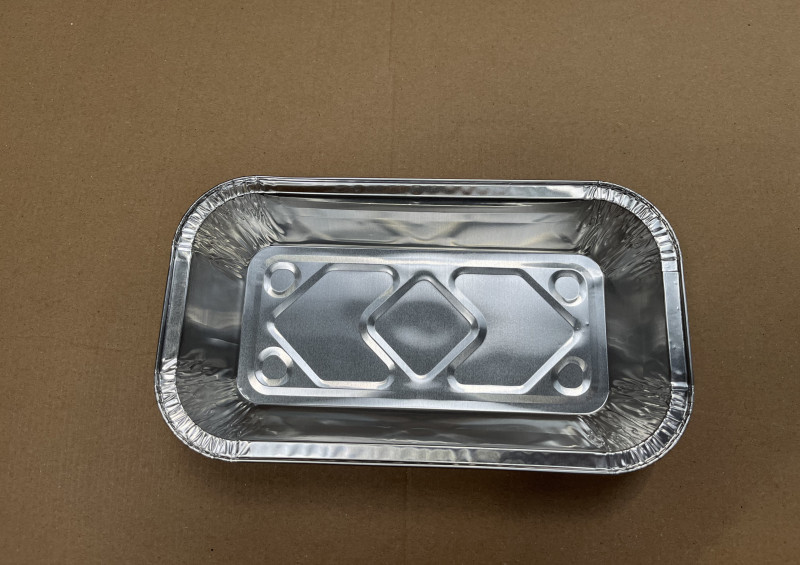 Barquette Alu D595 232x132x32mm  C/600 -unité-