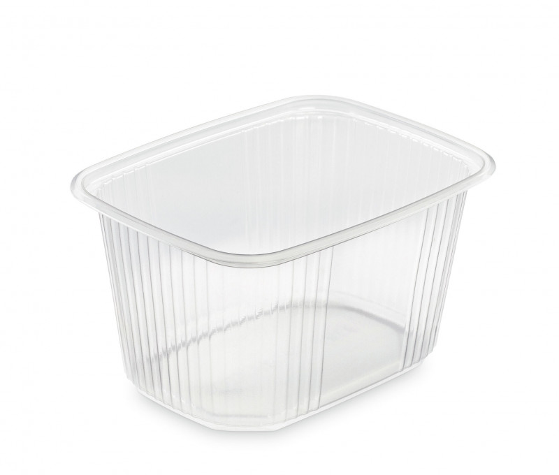 Boite Micro-ondable Transparente 300cc PRATIPACK Ref 806410519 C/1000 P/100 -unité-