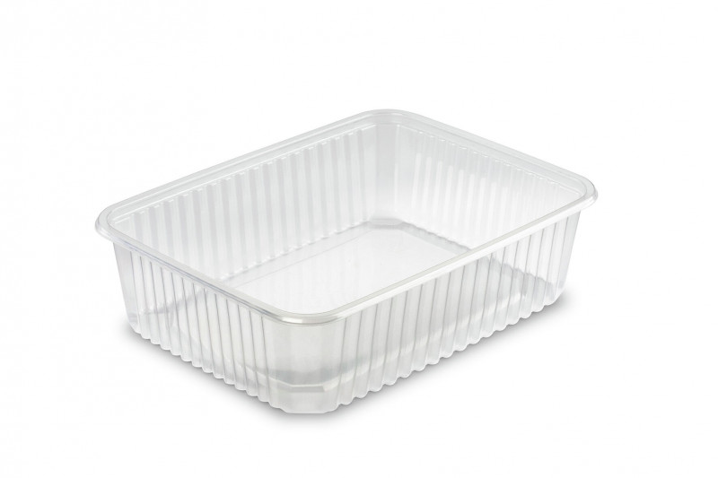 Boite Micro-ondable Transparente 750cc PRATIPACK Ref 818455530 C/300 P/50 -unité-