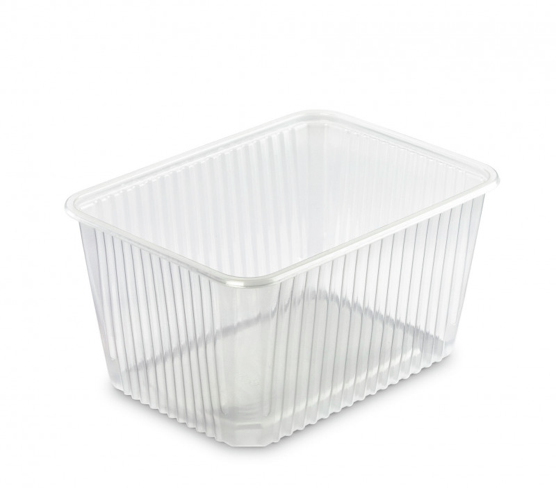 Boite Micro-ondable Transparente 1500cc PRATIPACK Ref 822455530 C/300 P/50 -unité-