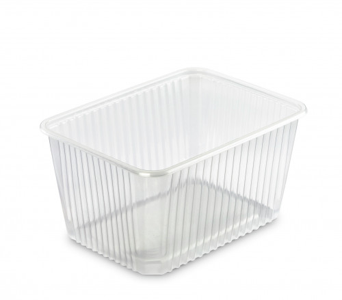 Boite Micro-ondable Transparente 1500cc PRATIPACK Ref 822455530 C/300 P/50 -unité-