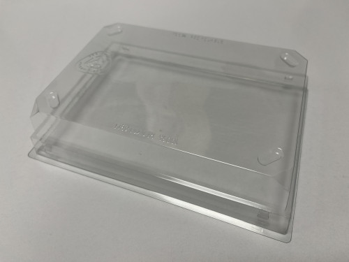 Couvercles pour boite sushi transparent en RPET 160x106x45 DS1610H45 C/480 -unité-