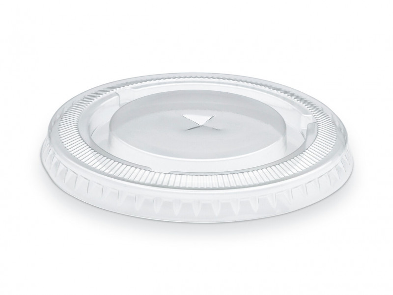 Couvercle plat avec croisillon pour gobelet smoothie 250 et 300ml Ref 577820510 C/1250 P/50 -unité-