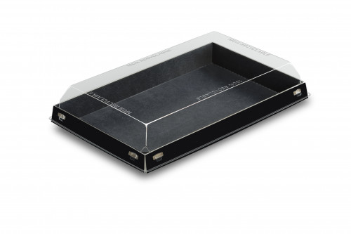 Couvercle RPET Cristal pour gamme Luxifood 450 COVBC450C C/400 -unité-