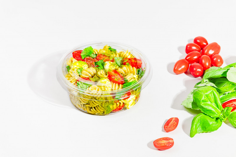 Pot à salade 750ml transparent PET POTPET750C C/300 P/50 -unité-