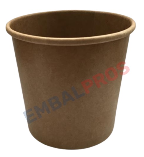 Pot soupe carton kraft brun 475ml p/50 C/500
