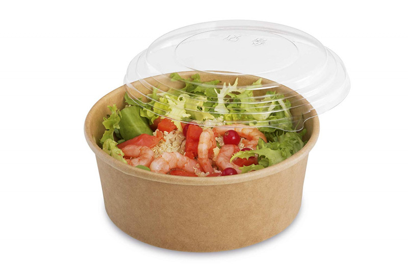 Pot à salade  750ml Kraft neutre  C/300 P/50 -unité-