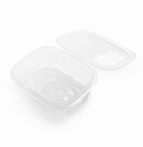 Boite plastique 500 couvercle attenant 126x154x51mm Ref 517 (X500) C/600 -unité-