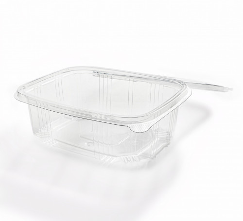 Boite plastique 1000 couvercle attenant 156x191x65mm Ref 520 (X1000) C/350 -unité-