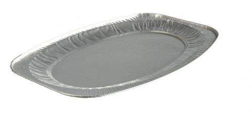 PLATEAU TRAITEUR 28x42cm Rigide Argent