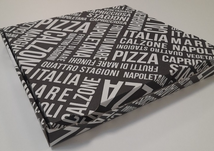 Boites Pizza 33x33x3.5 Francia Kraft 1209 Blanche Generic 7 C/100 -unité-