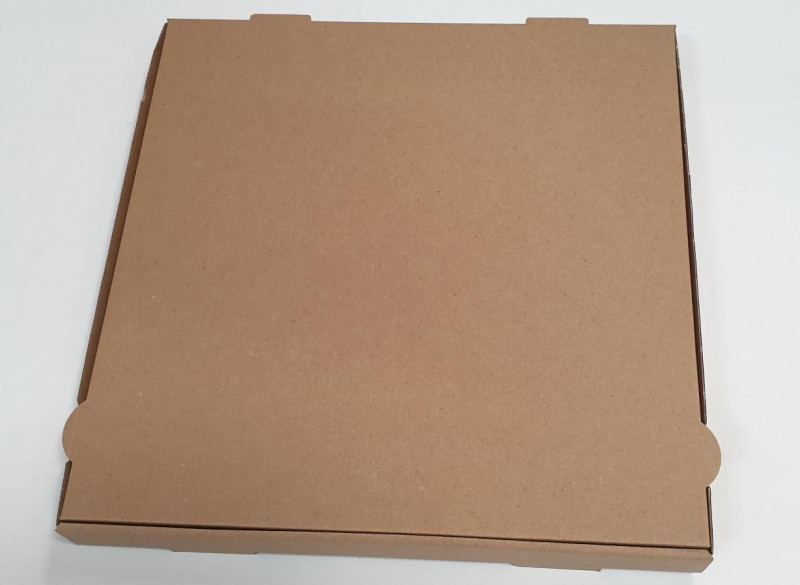 Boites Pizza 33x33x3.5 Francia Kraft 1209 HAVANE SANS IMPRESSION NEUTRE C/100 -unité-