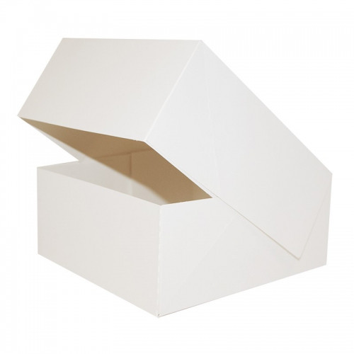 Boîte Ronde haute avec couvercle en carton, Diamètre 16,5cm et 8cm de haut  - Unique