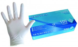 GANTS LATEX 6/7 S LA BOITE DE 100 - C/10 -