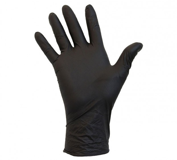 Gants Nitrile S 6/7 Noirs Ref Q314ZSM C/1000 P/100 -unité la boite de 100-