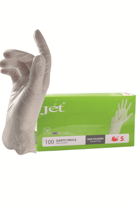 GANTS VINYL  6/7 S Colis de 10 boites - unité la boite de 100 -