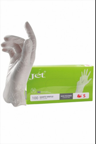GANTS VINYL  6/7 S Colis de 10 boites - unité la boite de 100 -