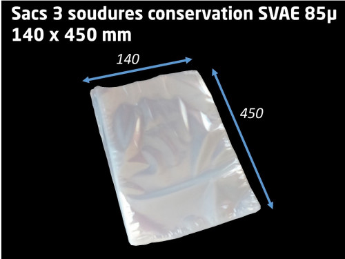 100 sacs sous-vide gaufrés cuisson 200 x 300